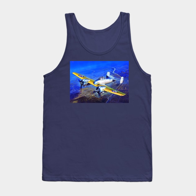 XF5 F1 Airplane Tank Top by Aircraft.Lover